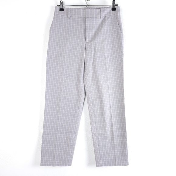 Club Monaco cotton blend window pane trouser size 0 - Picture 1 of 8